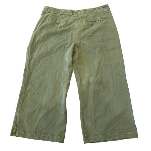 Maeve Remi Wide-Leg Crop Chino Culotte Pant Size 16 - Picture 4 of 10